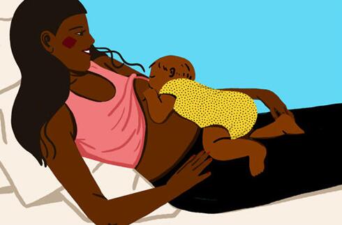 背靠式能最大程度讓媽媽得到放松